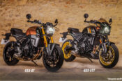 2026 Suzuki GSX-8T (left) and GSX-8TT