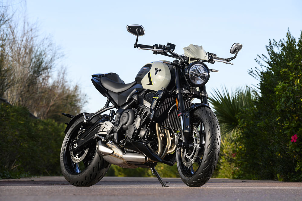 2026 Triumph Trident 660 right side 2026 Triumph Trident 660 right side